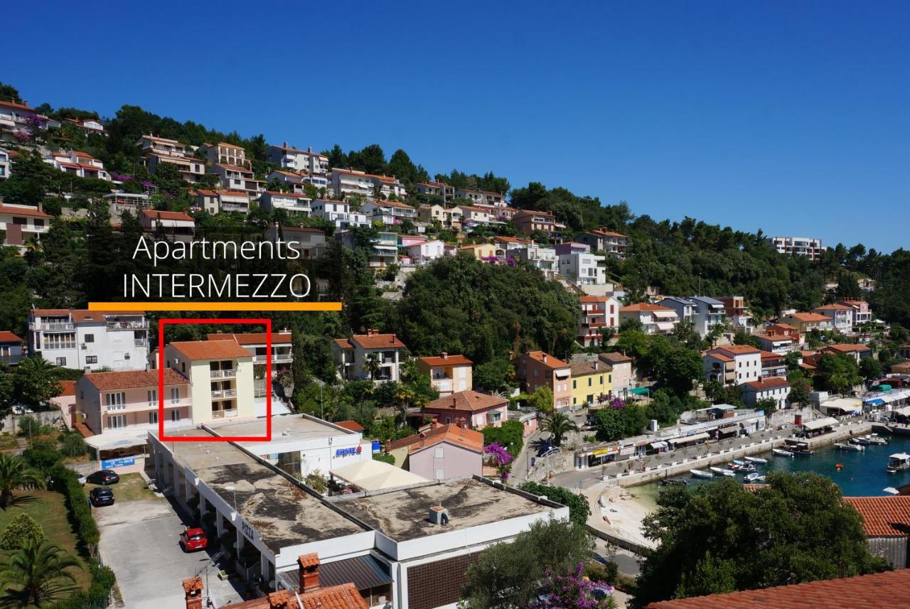 Apartment Angie - Intermezzo With Sea View In Center Of Rabac Exterior foto